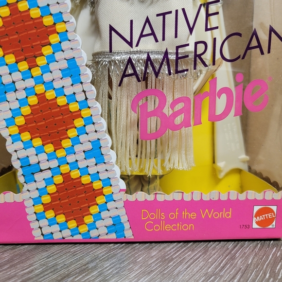 1992 Native American Barbie Special Edition Dolls Of The World Collection #1753. - Picture 3 of 6
